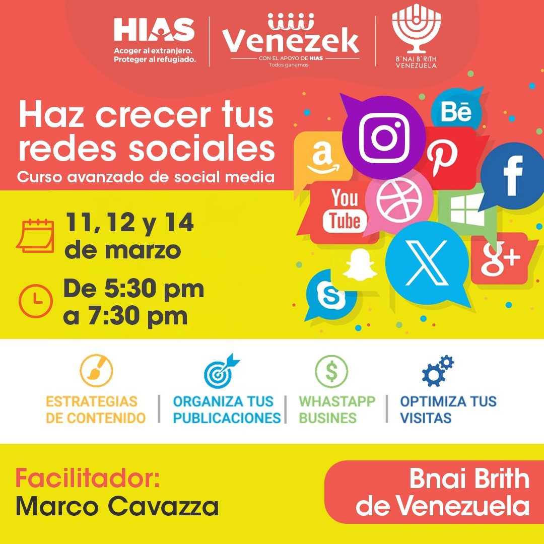 Curso HIAS Hacer crecer tus redes sociales